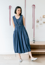 JINZU Denim Balloon Dress