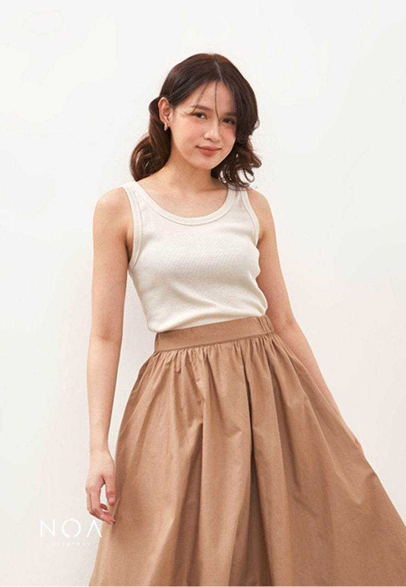 KOEMI Rib Basic Tanktop