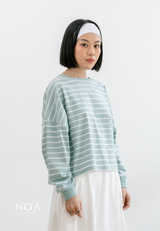 ETSU Striped Boxy Longsleeve T-Shirt