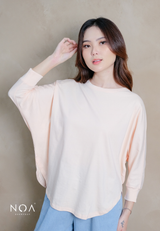 OZUKA Cotton 24s 3/4 Sleeve Batwing T-Shirt