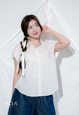 SAYAKO Cotton Sleeveless Shirt