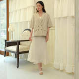SORENA Linen Look Oversized Blazer