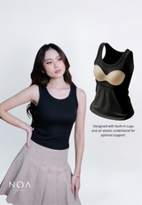 KAINE Rib Spandex  Bra Tanktop