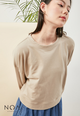 Deals ~ SANAKO Basic Long Sleeves Blouse - Mocca