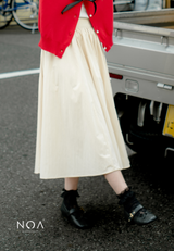 MIZUKA Nylon Midi Skirt