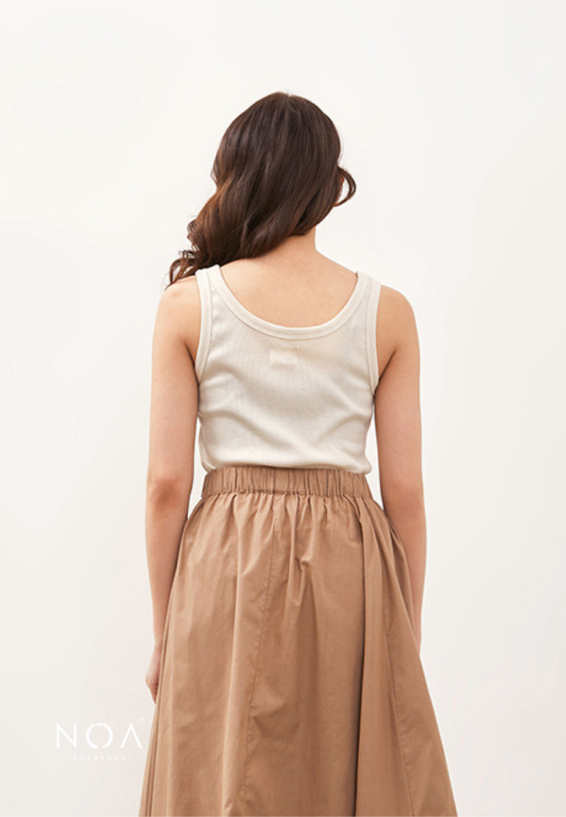 KOEMI Rib Basic Tanktop