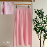 NOAeveryday | MIZU Nylon Maxi Skirt | Bawahan Wanita | Rok Panjang Saku Wanita Bahan Nylon