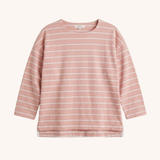 KIKU Striped Boxy Long Sleeve T-Shirt