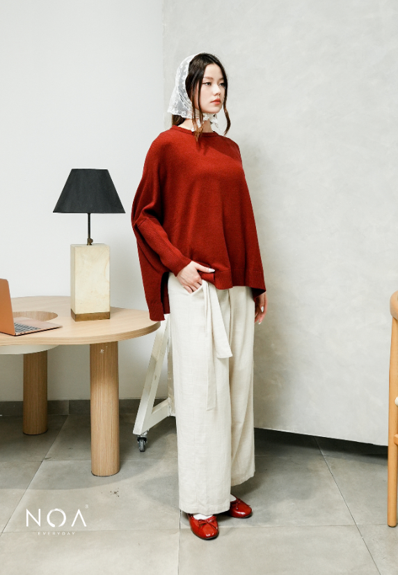 AYAKA Linen Wrap Straight Pants