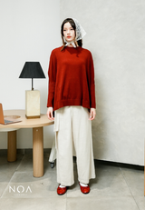 AYAKA Linen Wrap Straight Pants