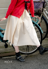 MIZUKA Nylon Midi Skirt