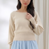 NAMISA Knitted Boatneck