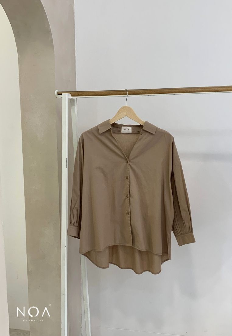 AYAKO V-Neck Longsleeve Blouse
