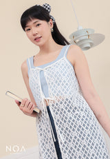 MIWA Lace Ribbon Midi Outer