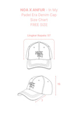 NOA X ANFUR - In My Padel Era Denim Cap