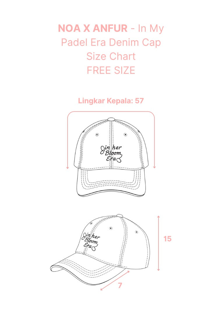 NOA X ANFUR - In My Padel Era Denim Cap