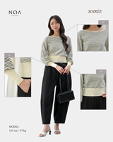 NAMISA Knitted Boatneck