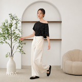 SEKA Rayon Dots Boatneck T-Shirt