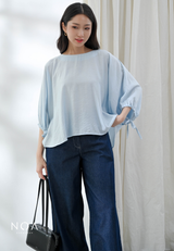 MINORI Cotton Batwing Blouse