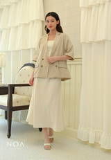 SORENA Linen Look Oversized Blazer