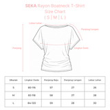 SEKA Rayon Dots Boatneck T-Shirt