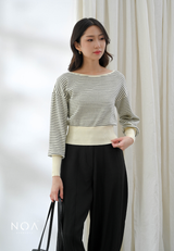 NAMISA Knitted Boatneck