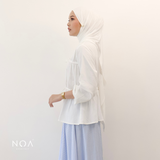NATSU Linen Long Puff Sleeve Blouse