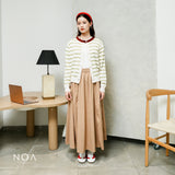 NOAeveryday | MIZU Nylon Maxi Skirt | Bawahan Wanita | Rok Panjang Saku Wanita Bahan Nylon