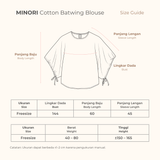 MINORI Cotton Batwing Blouse