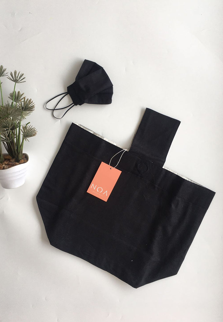 Best Price ~ ANKA Linen Bags - Black / Free ANKA Linen Mask