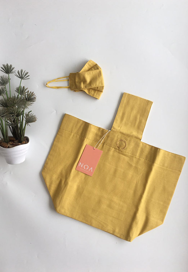 Best Price ~ ANKA Linen Bags - Yellow / Free ANKA Linen Mask