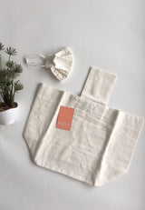 Best Price ~ ANKA Linen Bags - Off White / Free ANKA Linen Mask
