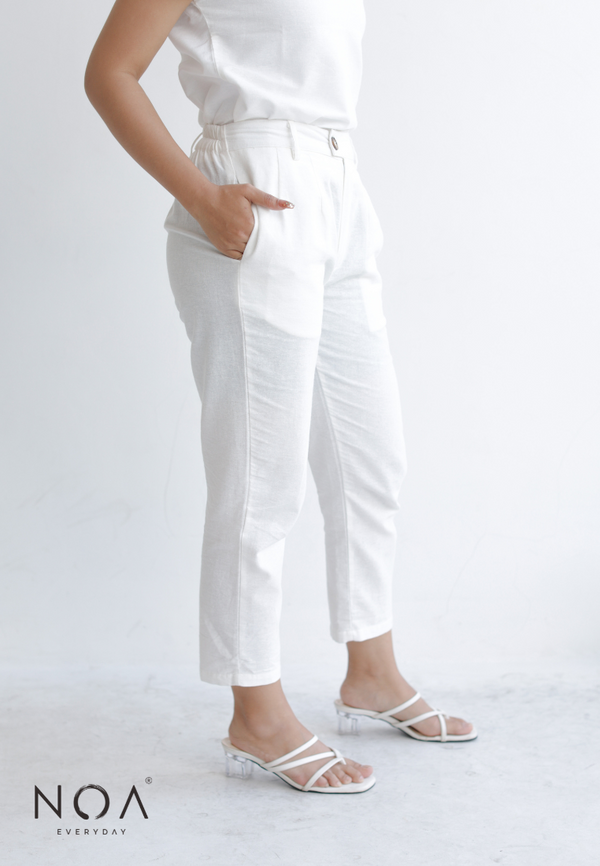 KANNA Basic Pants - White