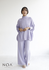 Deals ~ HANA Knitted Blouse - Lilac