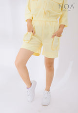 Best Price ~ TSUYU Basic Pocket Short Pants - Baby Yellow