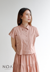 ERI Boxy Shirt - Dusty Pink