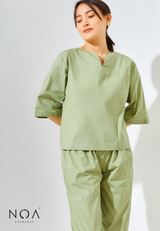 EMIKA Basic Blouse - Green Sage