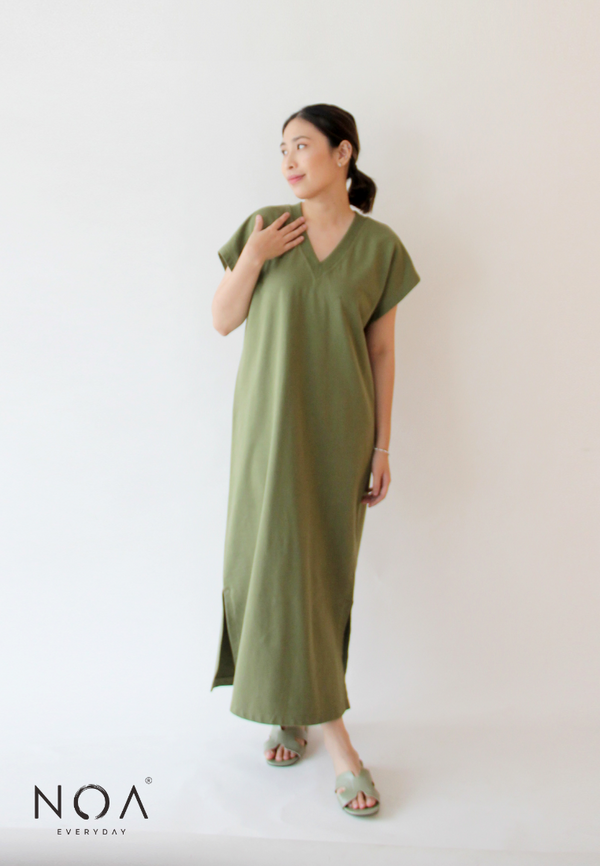 Offers ~  MAYAKO Vest Dress - Olive