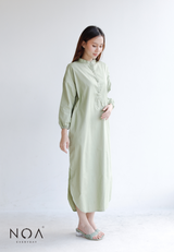 Deals ~ DAI Long Sleeves midi dress - Sage Green