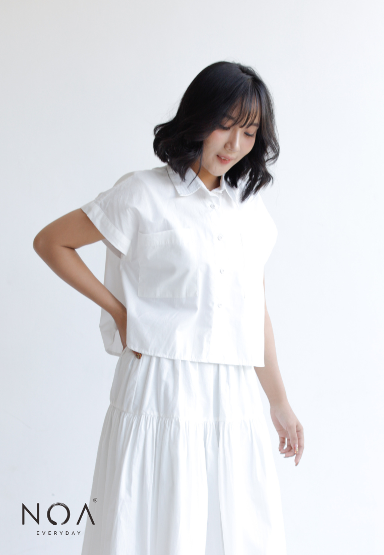 ERI Boxy Shirt - White