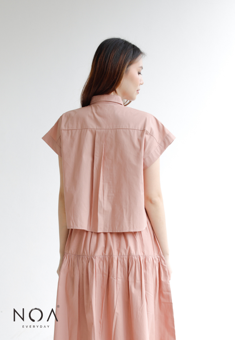 ERI Boxy Shirt - Dusty Pink