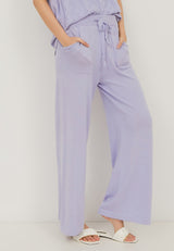 HANA Knitted Pants - Lilac