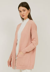 KIRA Cardigan Knitted -  Light Pink