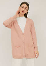 KIRA Cardigan Knitted -  Light Pink