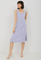 Best Price ~ MEGUMI Midi Dress Knitted - Lilac