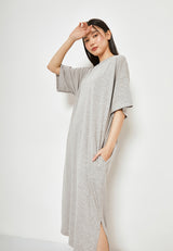 Best Price ~ MAO Oversized Tee Dress - Grey