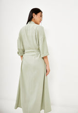 Best Price ~ JIRO Long Blazer Dress - Green