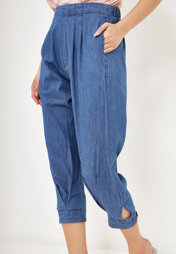 deals ~ KASUMI Denim Long Pants - Blue